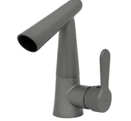 Torneira Funil – Monocomando – Latão Cinza YL2302B